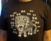 size large-Laughing Ghost Animal Shirt