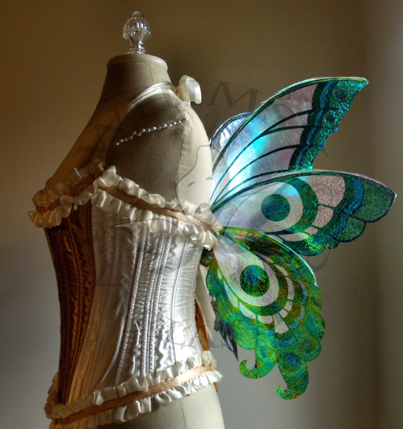 Mini Butterfly Fairy Wings Wedding Halloween Costume Faerie Reenactment Fantasy Renaissance Custom