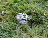 RACHEL- Rhinestone Adjustable Ring