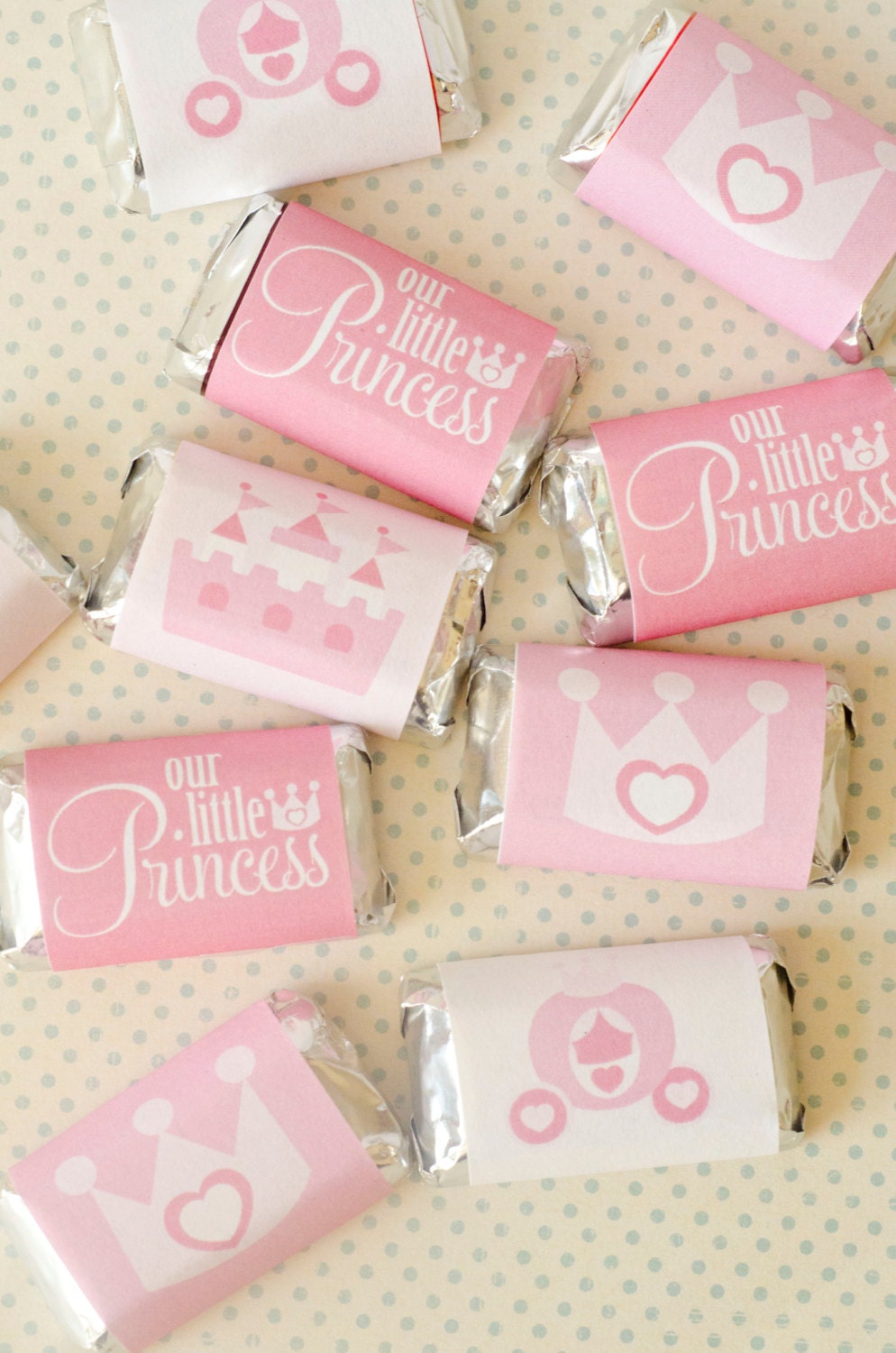 Pinkalicious Princess Party PRINTABLE Mini Candy Bar Wrappers (INSTANT DOWNLOAD) by Love The Day Il_170x135