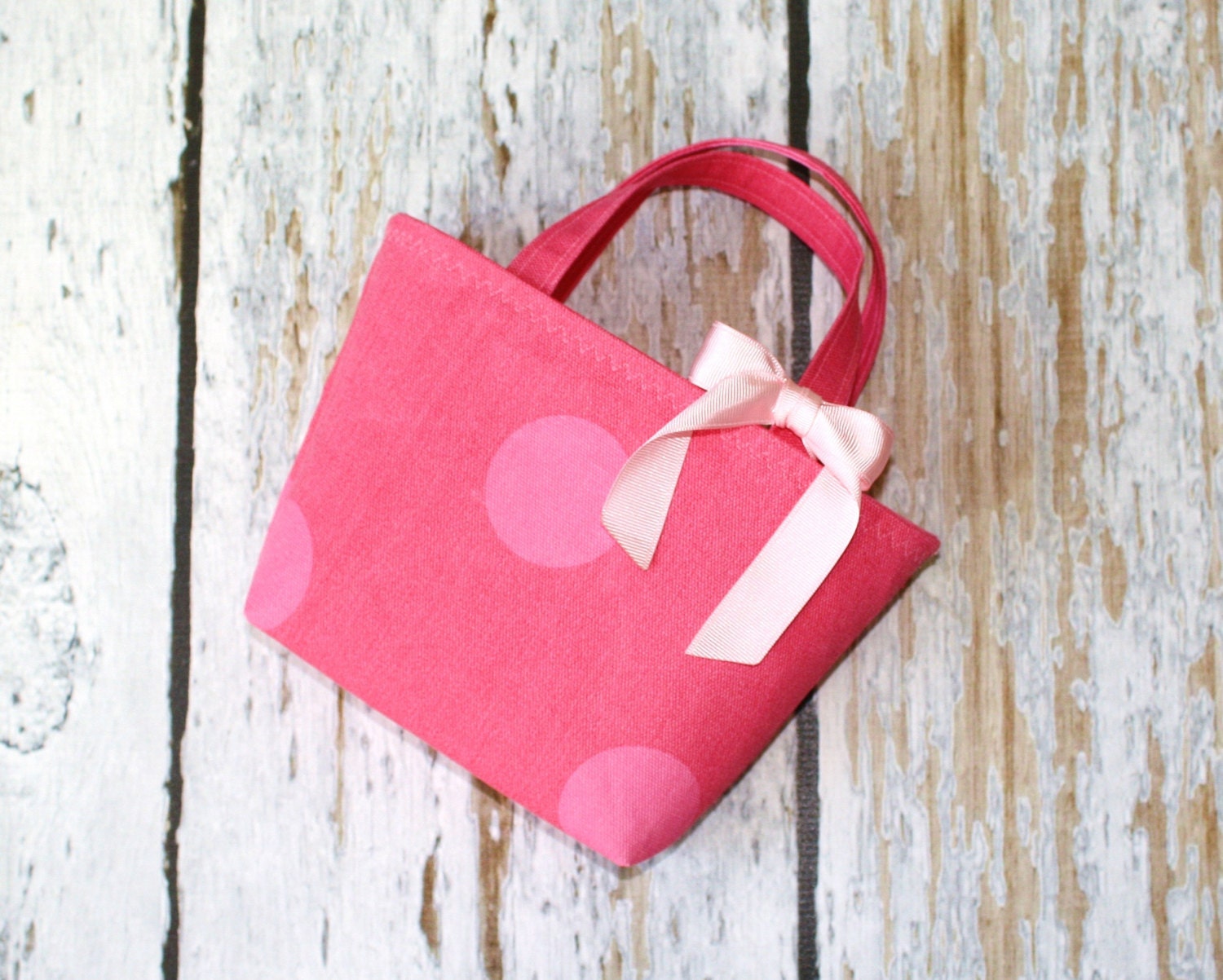 Pretty In Pink Toddler Tote - Can Be Personalized