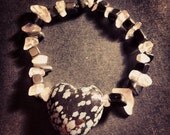 Snowflake Obsidian bracelet 