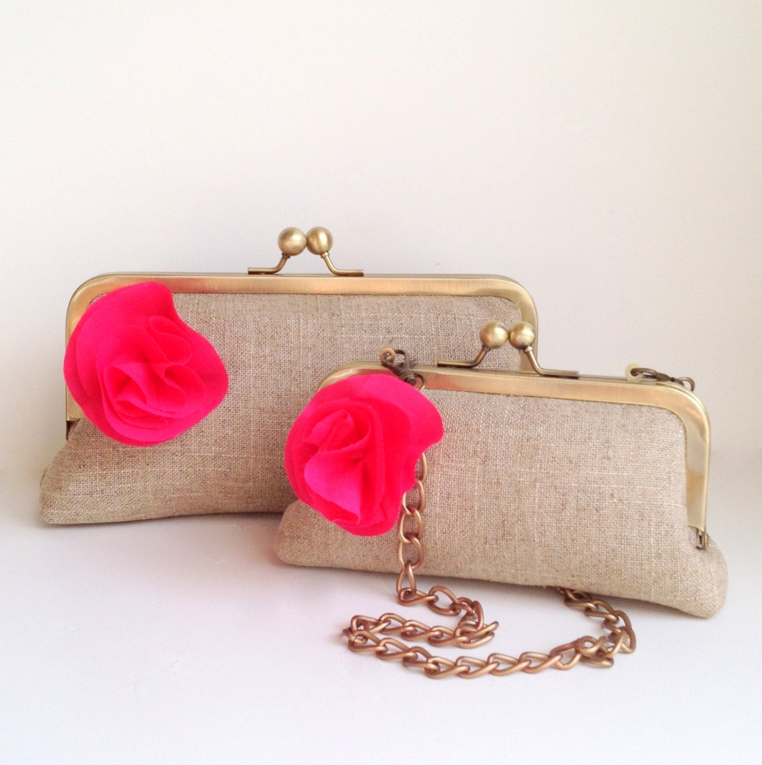 custom simply sweet jr. miss : junior bridesmaid, flower girl clutch, personalized gift