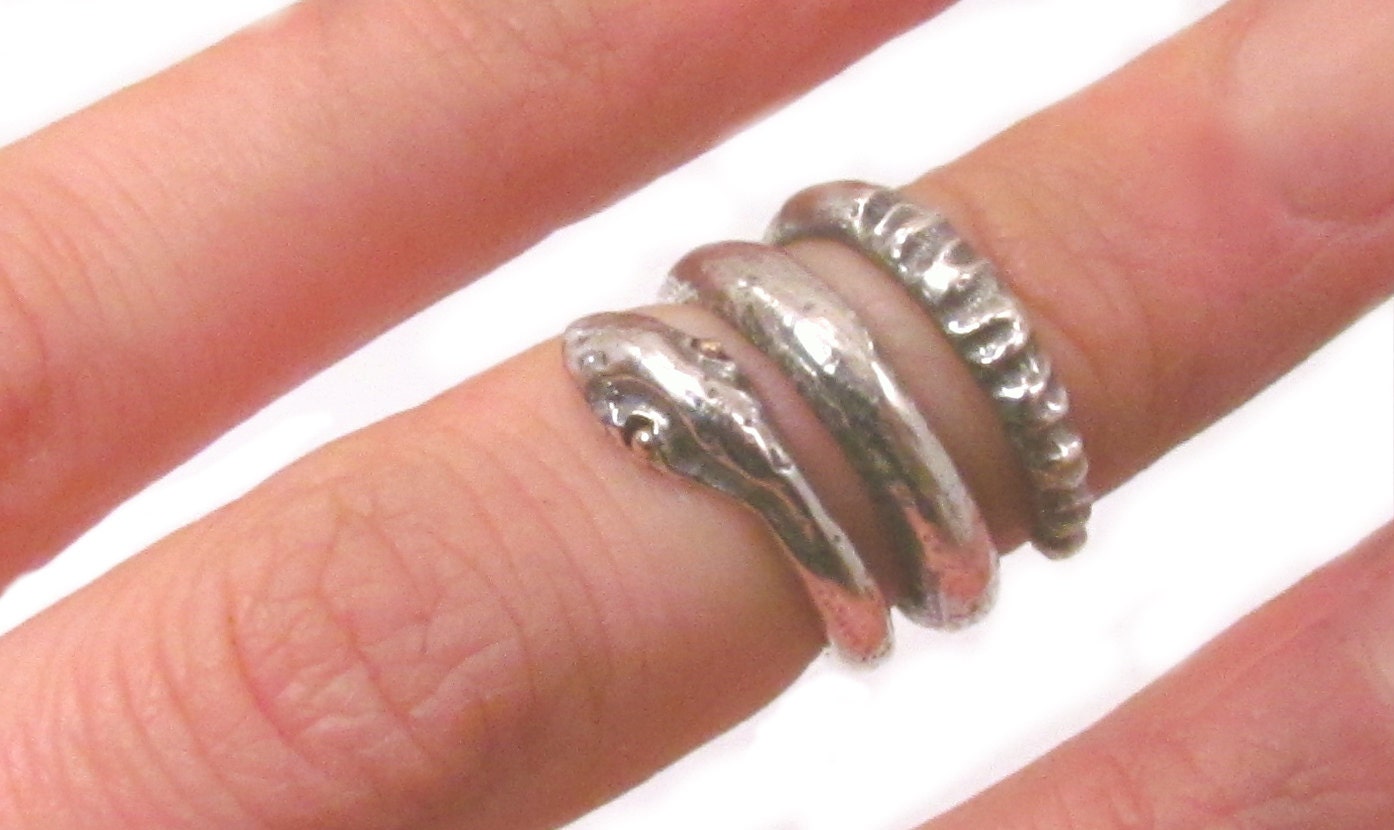 Snake Charmer Upper Finger Ring