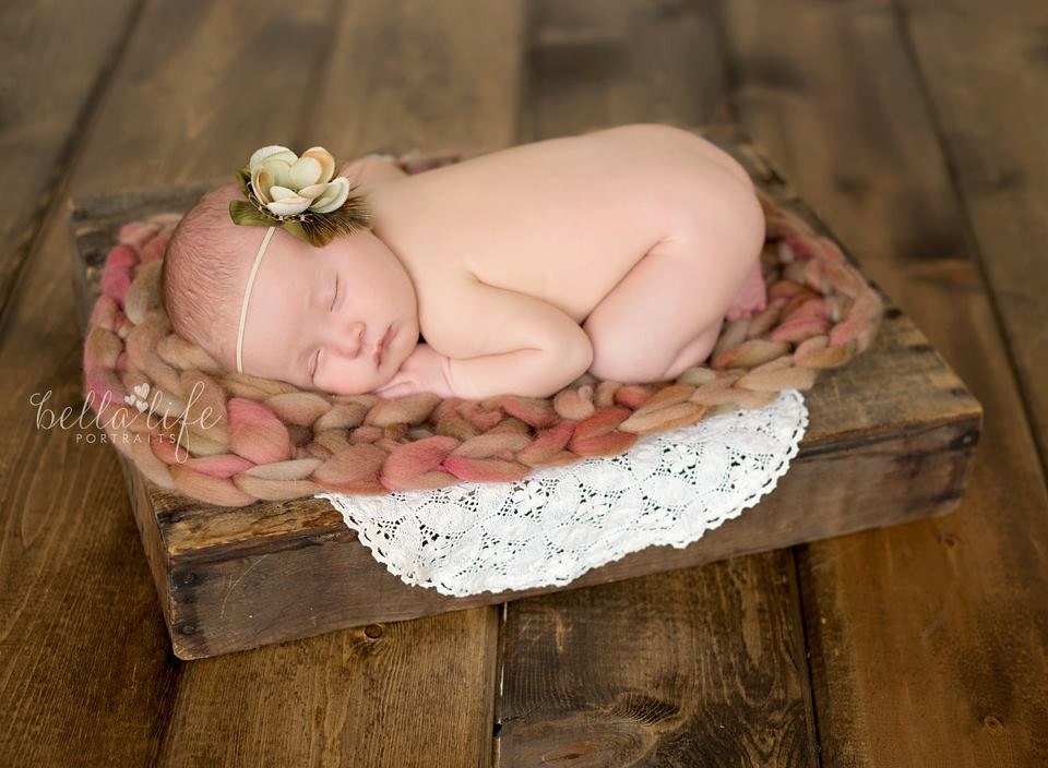 Green Garden Flower Headband