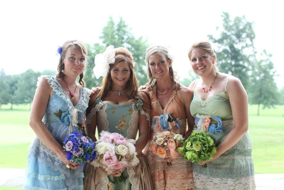 Bridesmaid dress-CUSTOM MADE Tea Party Dress with Ruffled collar