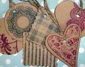 Pattern & Stripes Gift Tag Set of 6