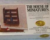 House of Miniatures Kit  No. 40032 Chippendale Hanging Shelf Circa 1760 Furniture Scaled 1" to 1' in Original Box Instructions Kids Supplies