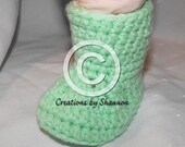 Baby Boot Booties PDF Crochet Pattern Newborn to 12 months
