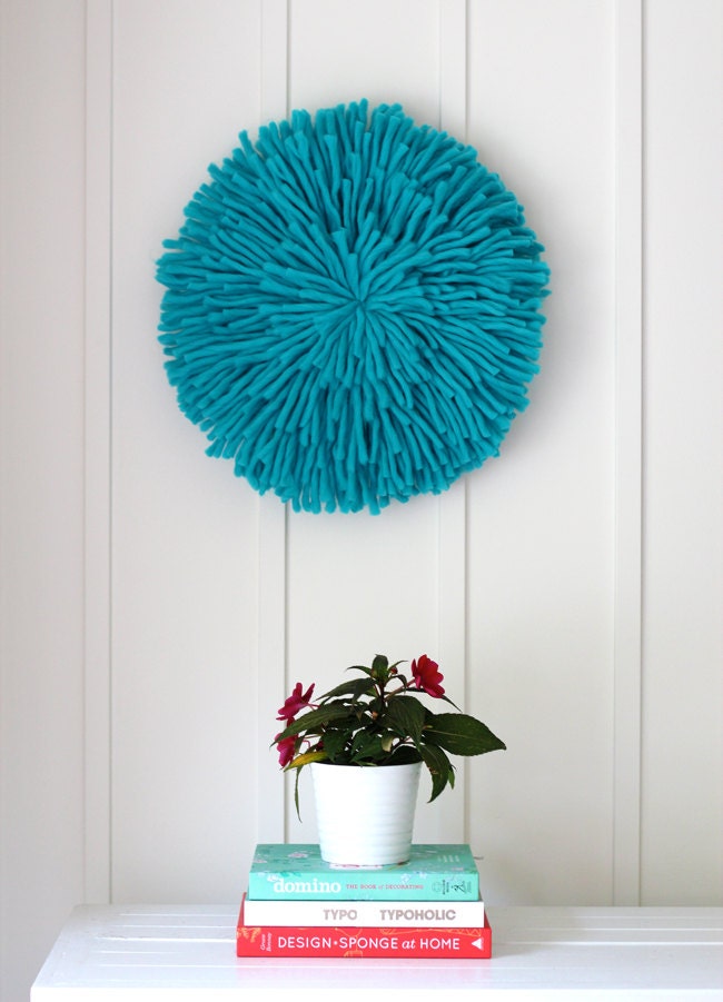 Turquoise Wool JuJu Hat