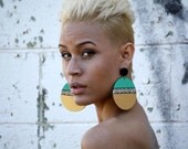 Ice Tribe painted earrings