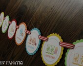 Circus Collection Just Born/0-12 mos Photo Banner. First Year Banner. First Birthday Banner. Picture Banner. Il_170x135