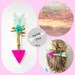 Arrow Hair Clip - Felt and Gold twig arrow, french barrette