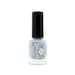 Nail polish - "It's Complicated" black, charcoal and purple glitter in a white base