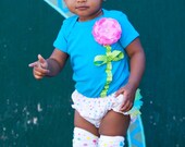 Girl Birthday Outfit Set - Polka Dot Outfit - Baby Girl Clothes - Girl sizes 6mo, 12mo, 18mo, 24mo
