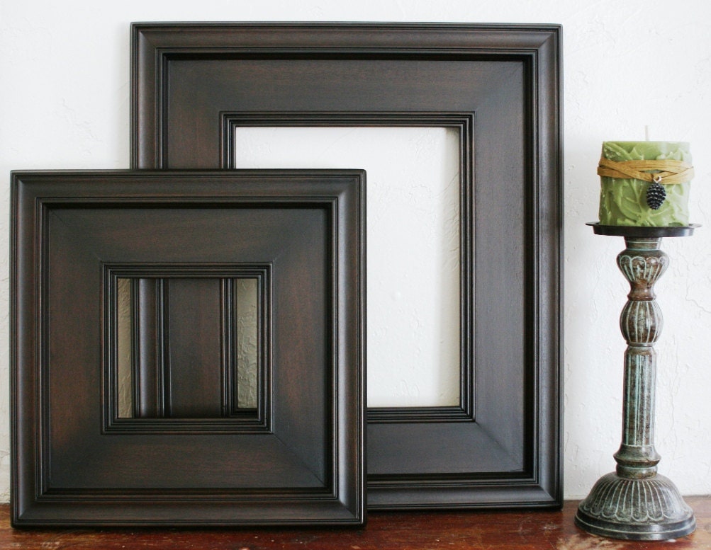 4x6 or 5x5 Picture Frame / Black Walnut on Plein Air