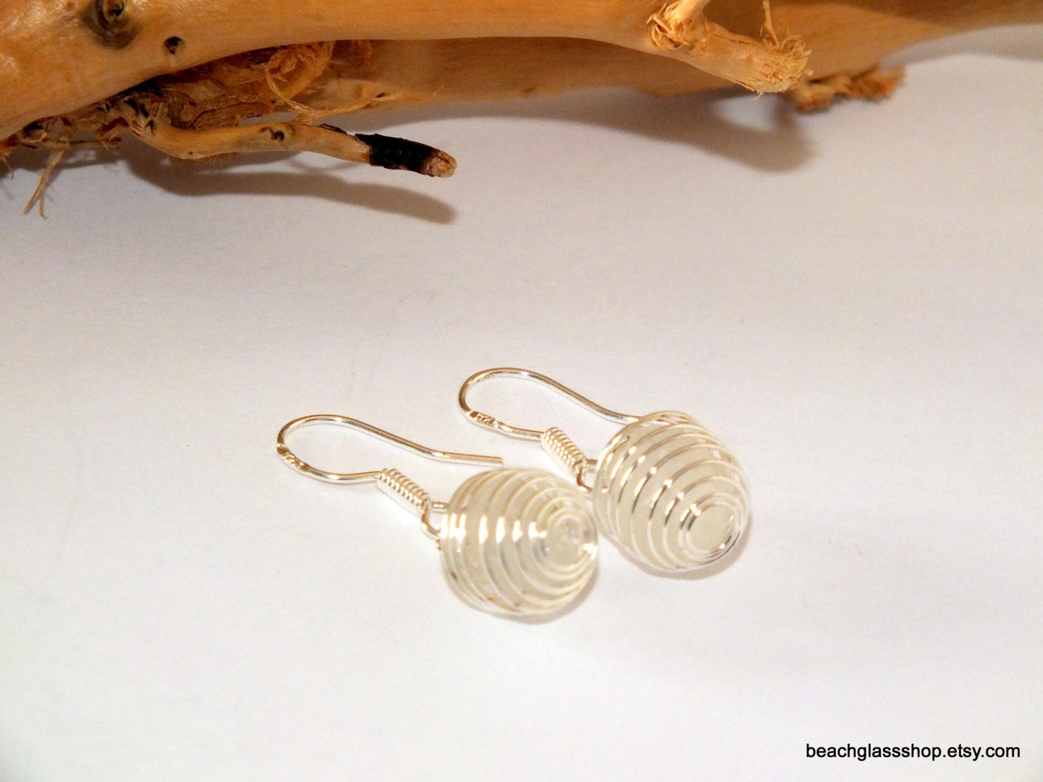 Sea Glass Beach Glass Lake Erie Earrings