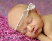 Baby Headband - Newborn Photo Prop - Infant Headband - Newborn Tieback - Baby Halo - Little Girl Headband - Toddler Headband - Baby Girl