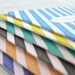 Letterpress Note Card Set - Birthday Stripes