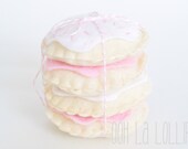 Felt Sugar Cookies with Emboidered Sprinkles, set of four