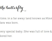 clara and the butterfly - a personalized children's story