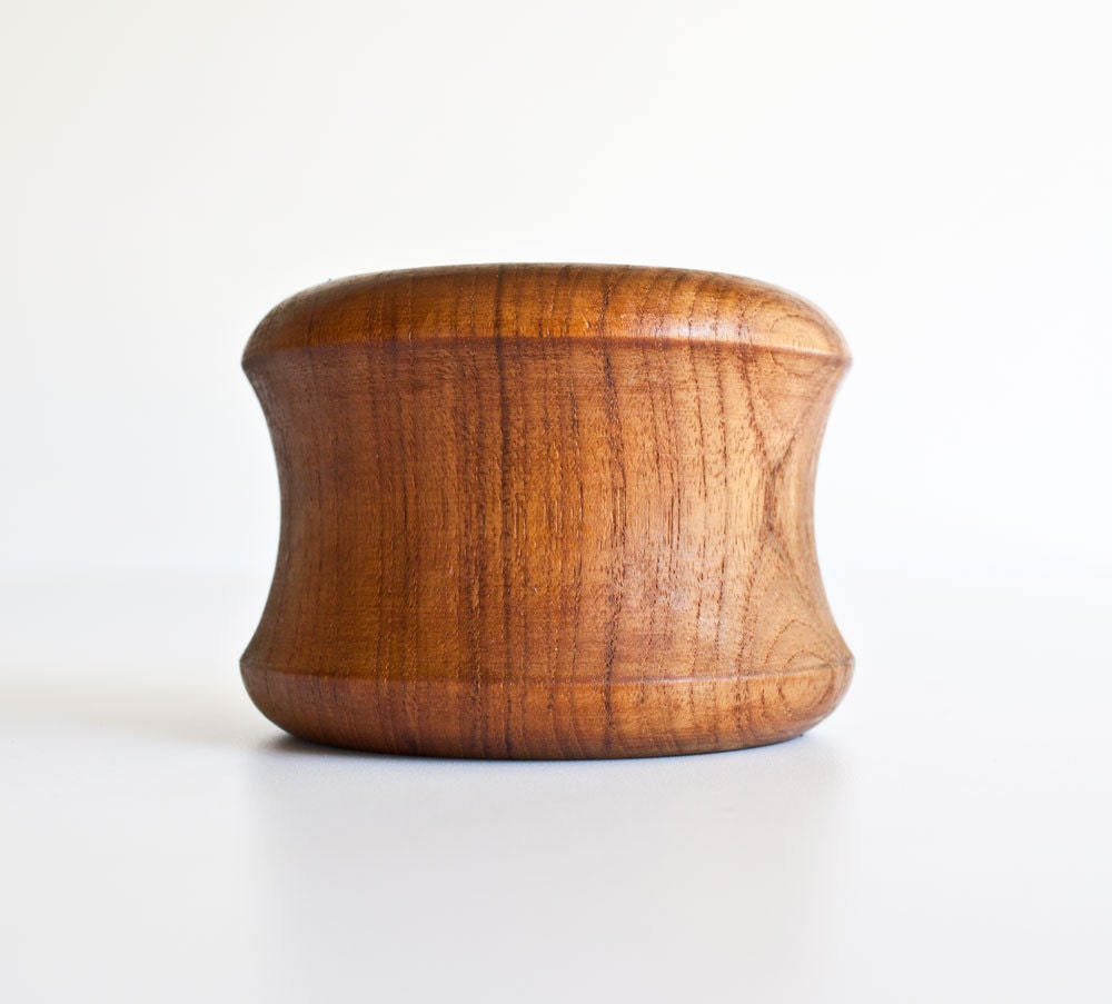 Vintage Danish Modern Teak Goodwood Candle Holder