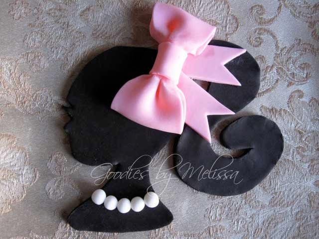 Fondant barbie cake topper (EDIBLE)