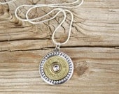 Remington 20 Gauge Brass Shotgun Shell Bullet Necklace