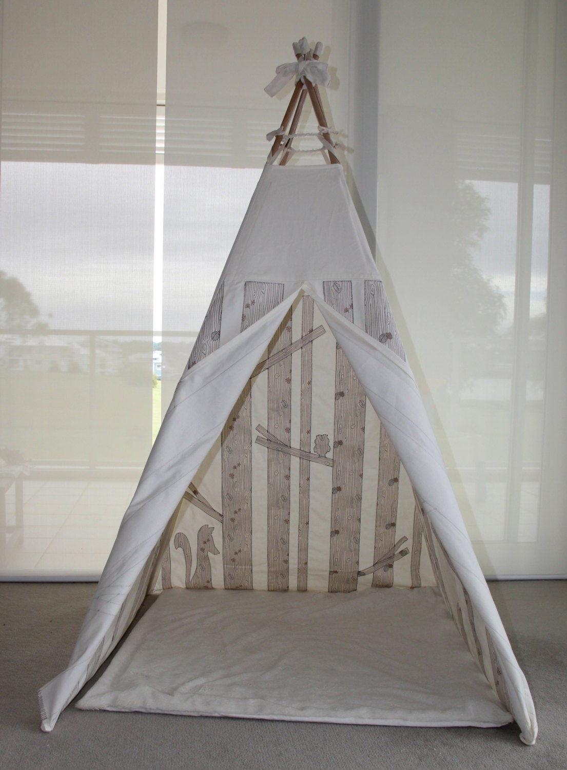 Play Teepee Tent - Secret Woodland in Tree Print