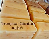 Lemongrass and Calendula Handmade Soap-6oz