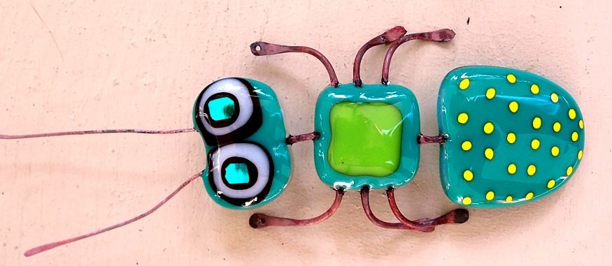 Adria the fused glass Katybug