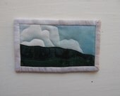Miniature Art Quilt - Mountain Horizon