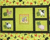 Old McDonald's Farm Quilted Wallhanging