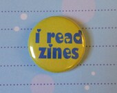I Read Zines button