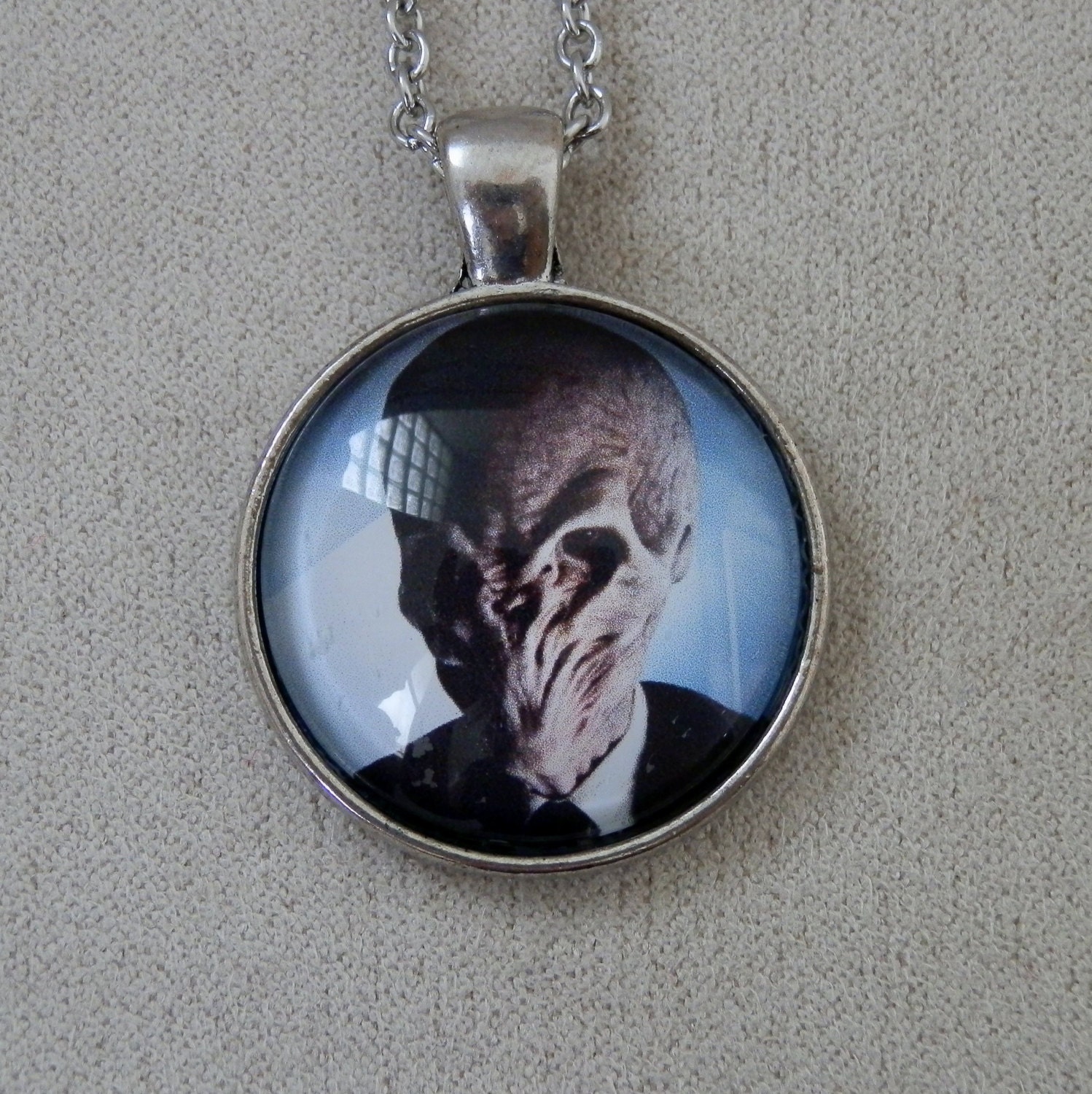 Necklace, Doctor Who, The Silence, Glass Dome, ALL proceeds going to charity