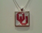 OU Oklahoma Sooners Pendant and Necklace