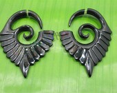 horn tribal earrings