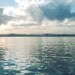 Into The Blue, Ocean Photography, Water Photograph, Sea, Nautical Decor, Reflection, Clouds, Ocean Art, 8x10 Wall Print
