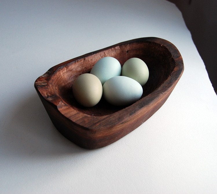 Curio Bowl Wood Serving Bowl Minimalist Table Decor
