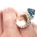 Rainbow Vintage Swarovski Crystal Ring