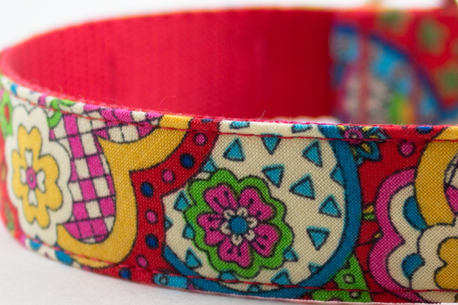 Floral Paisley Dog Collar