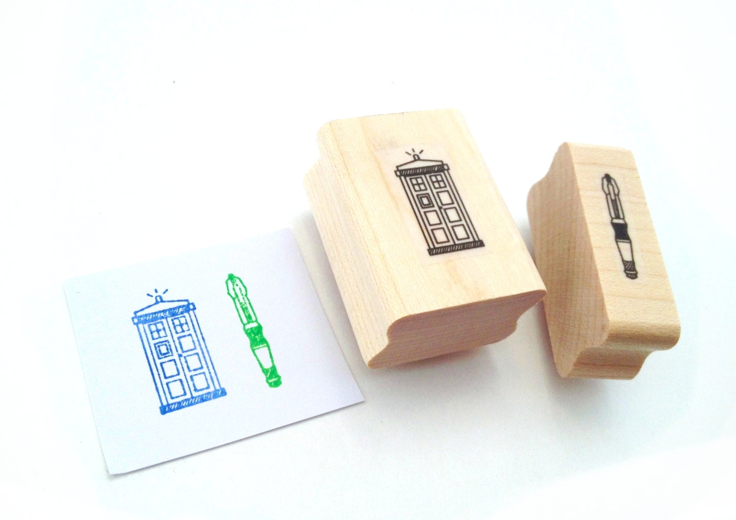 Whovian Blue Box and Sonic Set