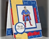 Super Hero -- Birthday -- Handmade Super Hero Birthday Card