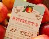 Vintage Apple Orchard Invitation for Birthday Party or Baby Shower - Girls DIY Printable Invite by BeeAndDaisy - Featured on Amy Atlas Il_170x135