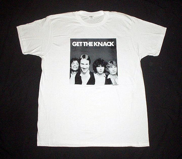Vintage Rock and Roll T-Shirt Get the KNACK Original Mint