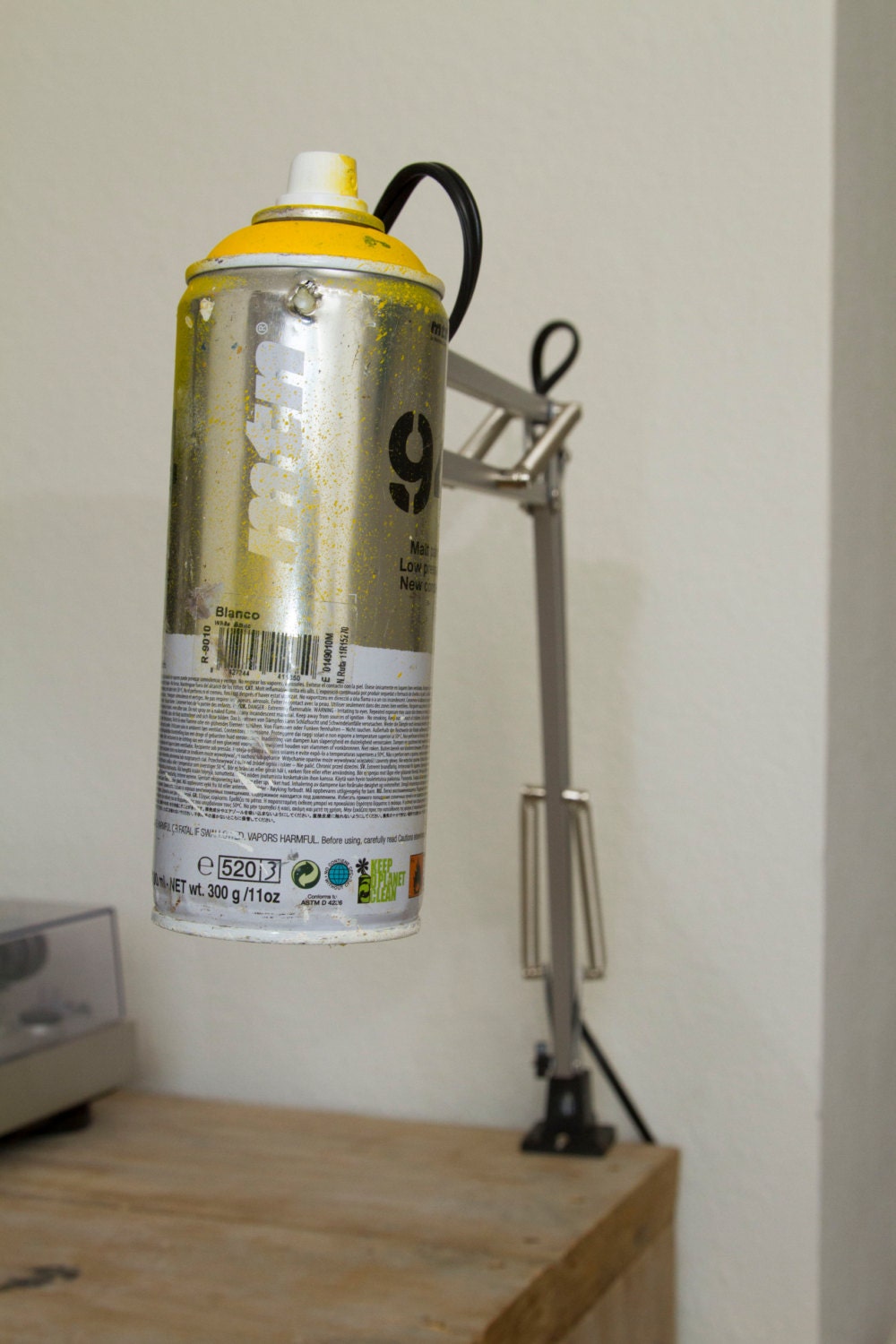 Tall Spray Paint Swivel Arm Architect  Lamp