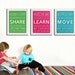 Playroom decor. Children decor, inspirational typography, playroom wall art for children kids decor. 3-11x14 prints by WallFry