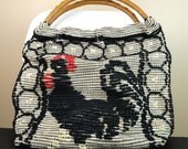 Rooster Knit Bag