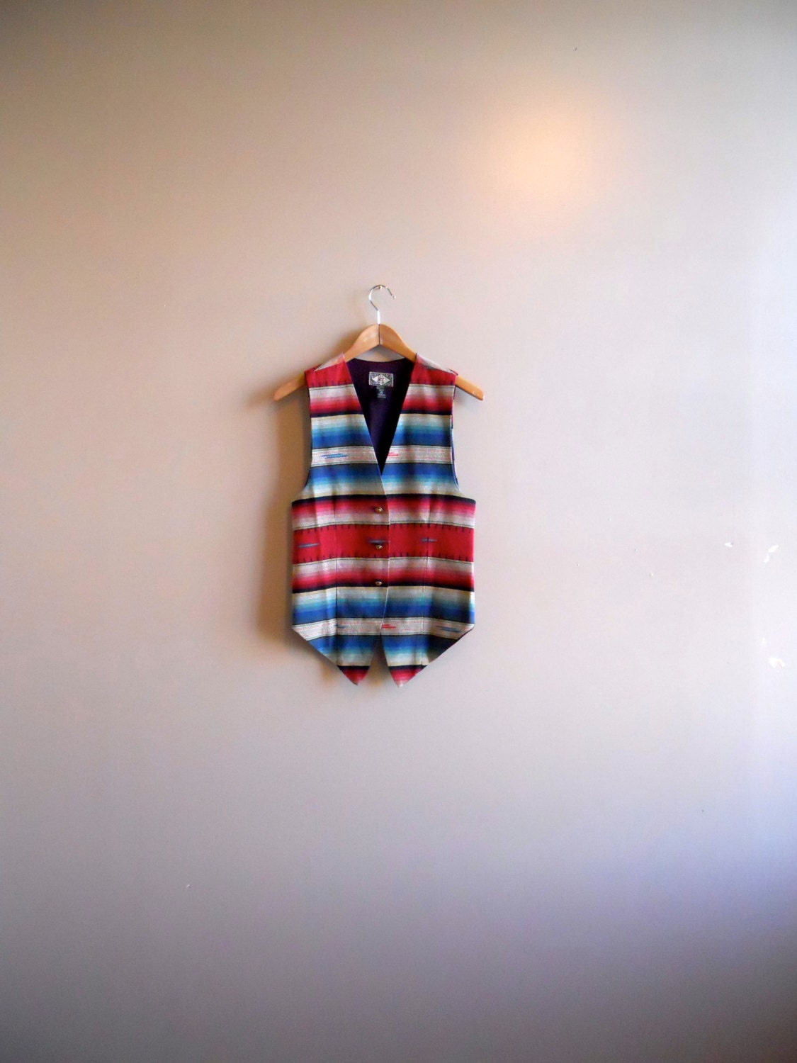 90s / 1990s Southwest Vest