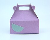 Jewelry Gift Wrap Box - Box for Rings - Purple, Lilac, Violet, Amethyst, Grey, Pastel, Soft, Romantic, White, Favor, Mini Box, Cute